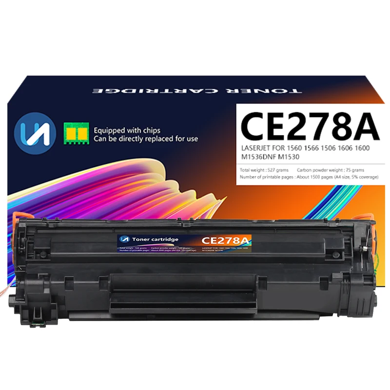 CE278A Toner cartridge is suitable for HP laser printer P1606dn/P1607dn/P1608dn P1566/P1567/P1568/P1569/P1606/