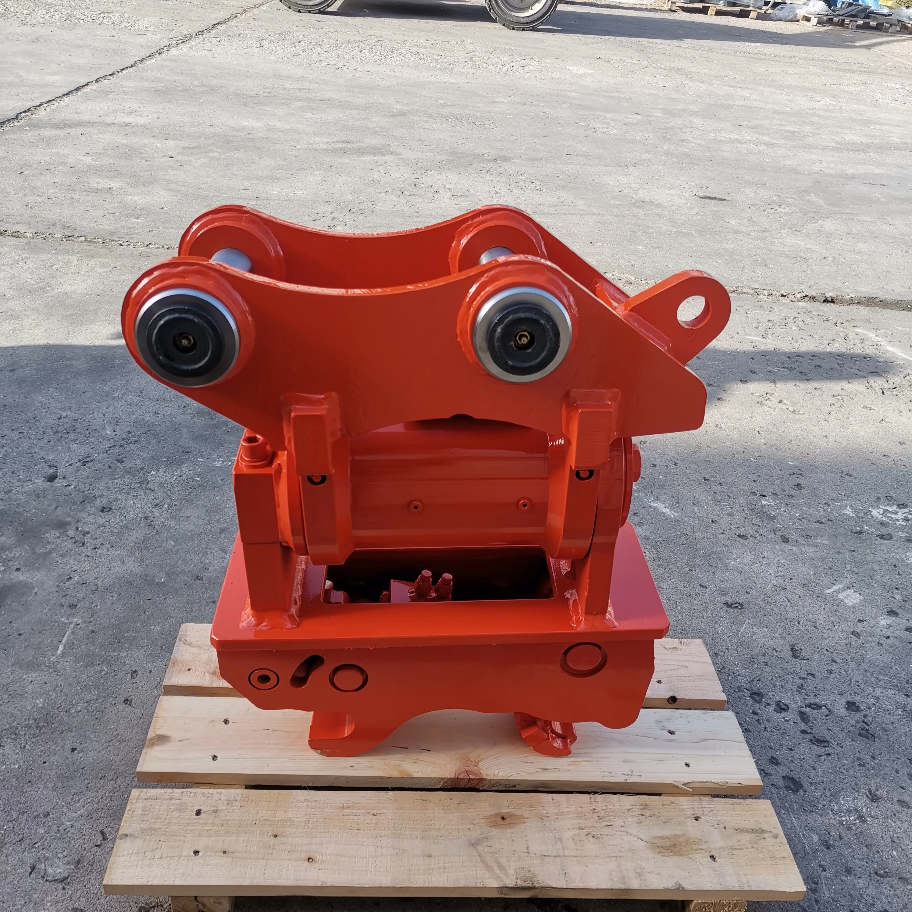 Excavator Hydraulic Double Locking Attache Rapide Coupler Tilting Rotator Hitch for Sale