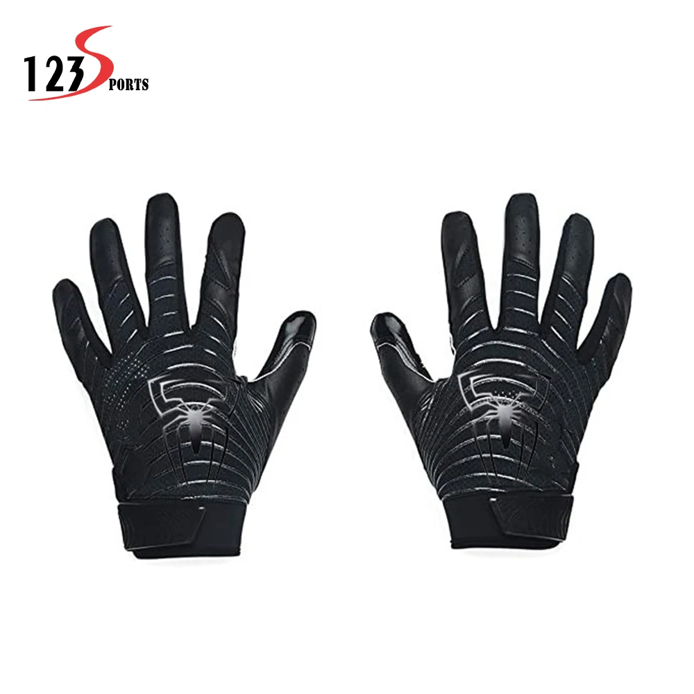 123 Sports Wholesale Goalkeeper Custom American  Receiver Football Gloves  For Goalkeeper Football