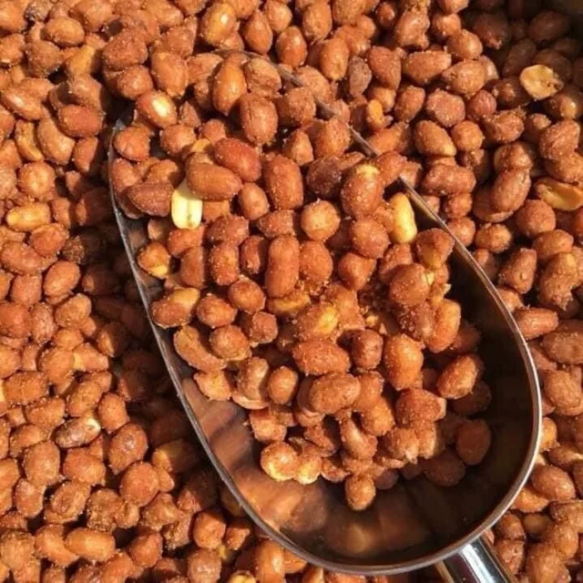 Premium Organic Fried Peanuts with Garlic and Chili 12-Month Shelf Life Dried Seafood Snack Box Packaging Food Grade