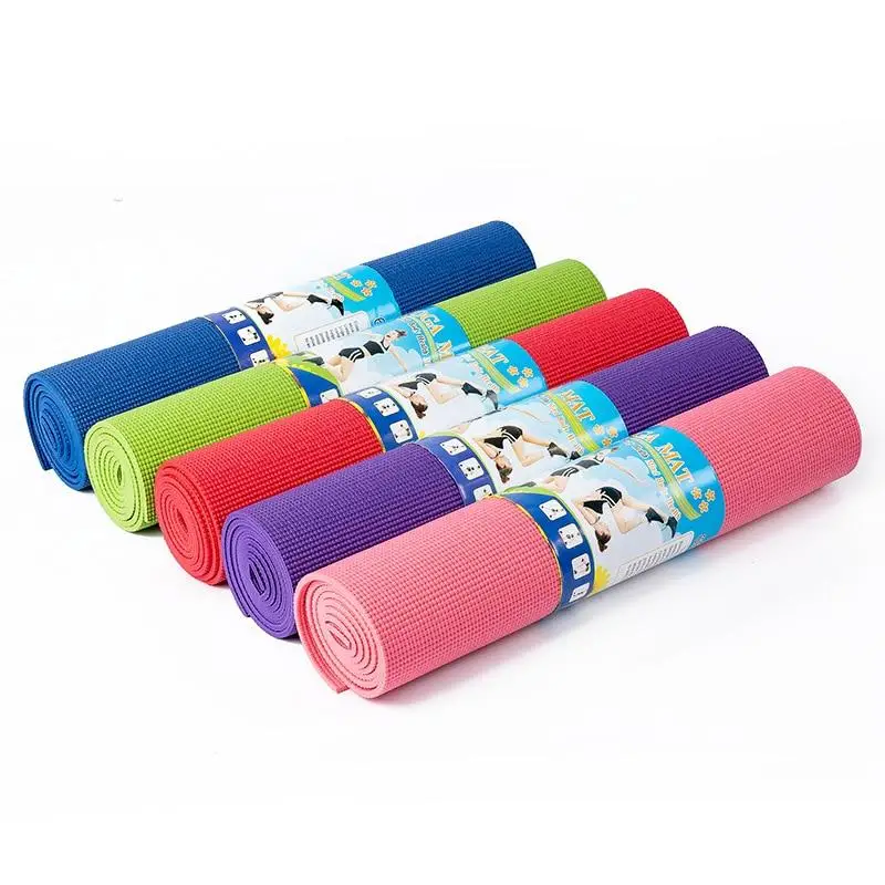 Sansd High Density Textured Non Slip Double Layer Eco-friendly 4/6/8/10mm Custom Tpe Yoga Mat For Exercise With Logo