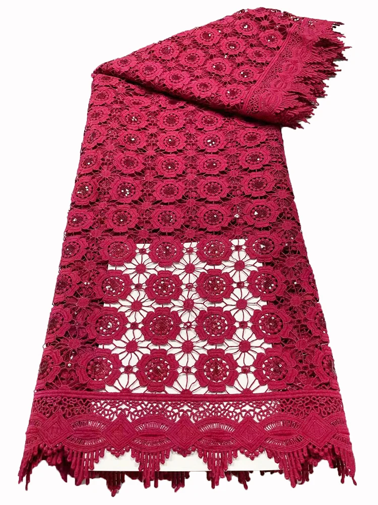 lace fabric factory 2021 bridal african guipure lace fabric embroidery dry lace fabric