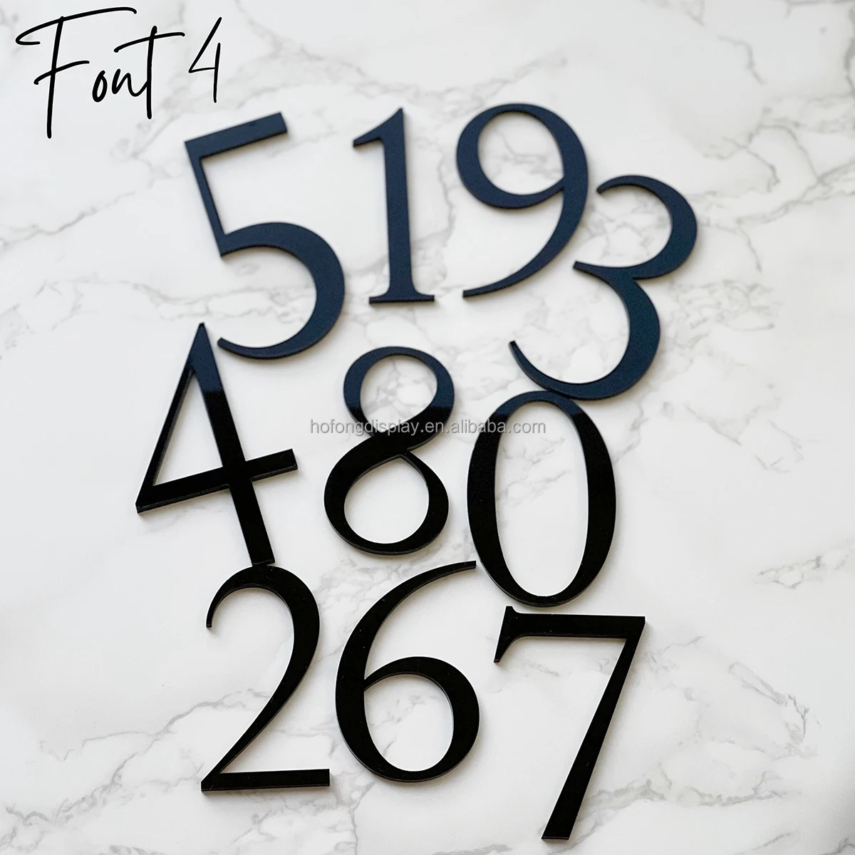 Manufacturer customized Acrylic Numbers, Cake Charms, Table Numbers, Gold Acrylic Numbers, Wedding Table Numbers