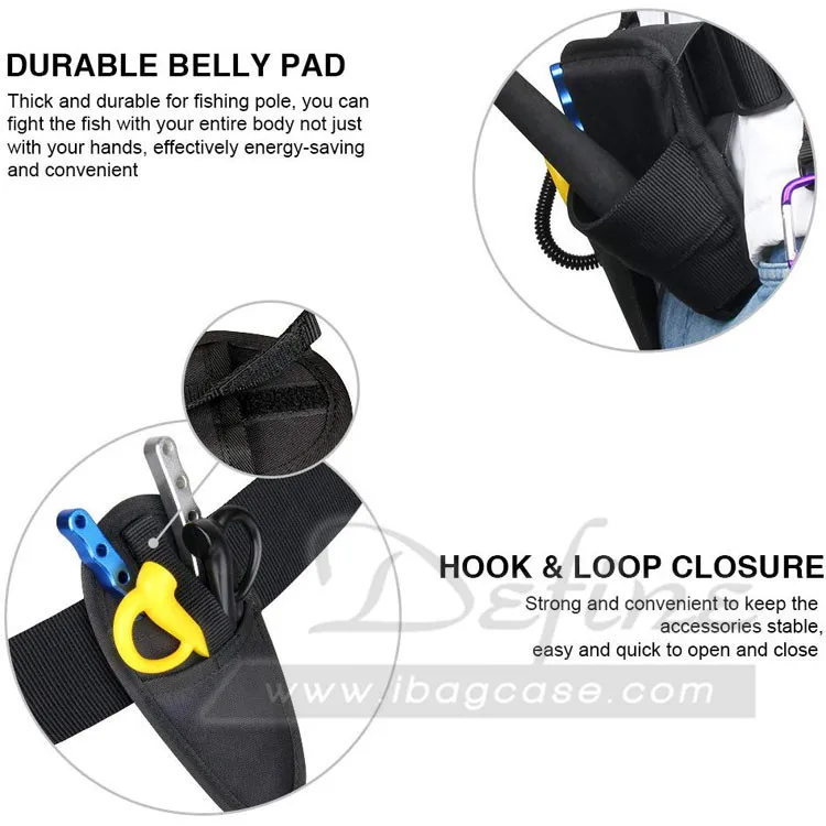 OEM Adjustable Fishing Wading Waist Belt for Fishing Accessories