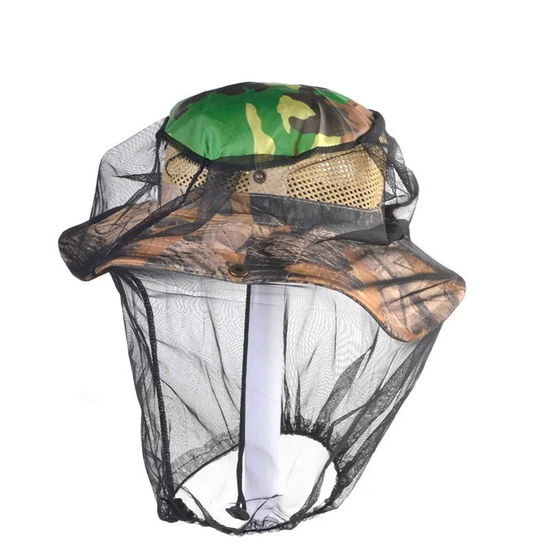 FTK Mosquito Proof Hat Head Net Hat Sun Hat with Veil Mesh Protection from Insect
