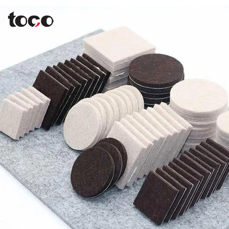  Утолщенная войлочная Защитная подкладка Toco бесшумные Войлочные подкладки для дивана мебели стола угловые войлочные