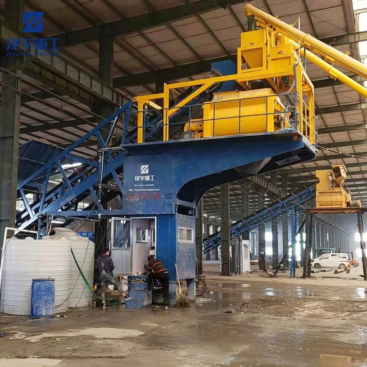 China ZEYU Hot Sale YHZS35 Concrete Mobile Mixing Plant Ready Mixed Precast Concrete Mobile Batching Plant