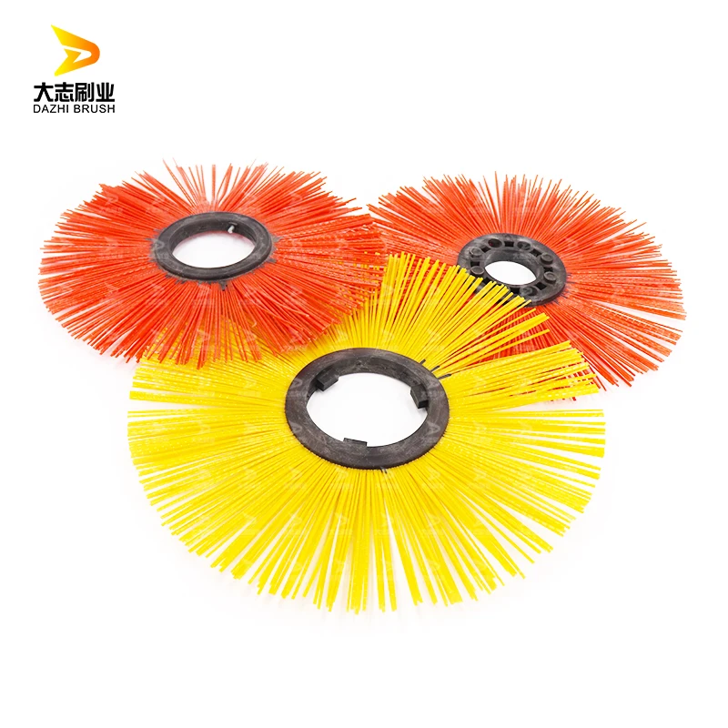 
Good Quality Power Sanitation Cleaning Sweeping Road Brush Poly 