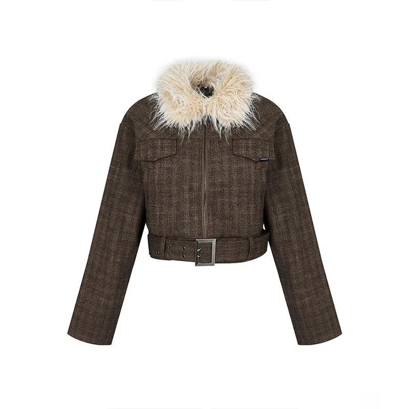 Женская байкерская куртка на молнии