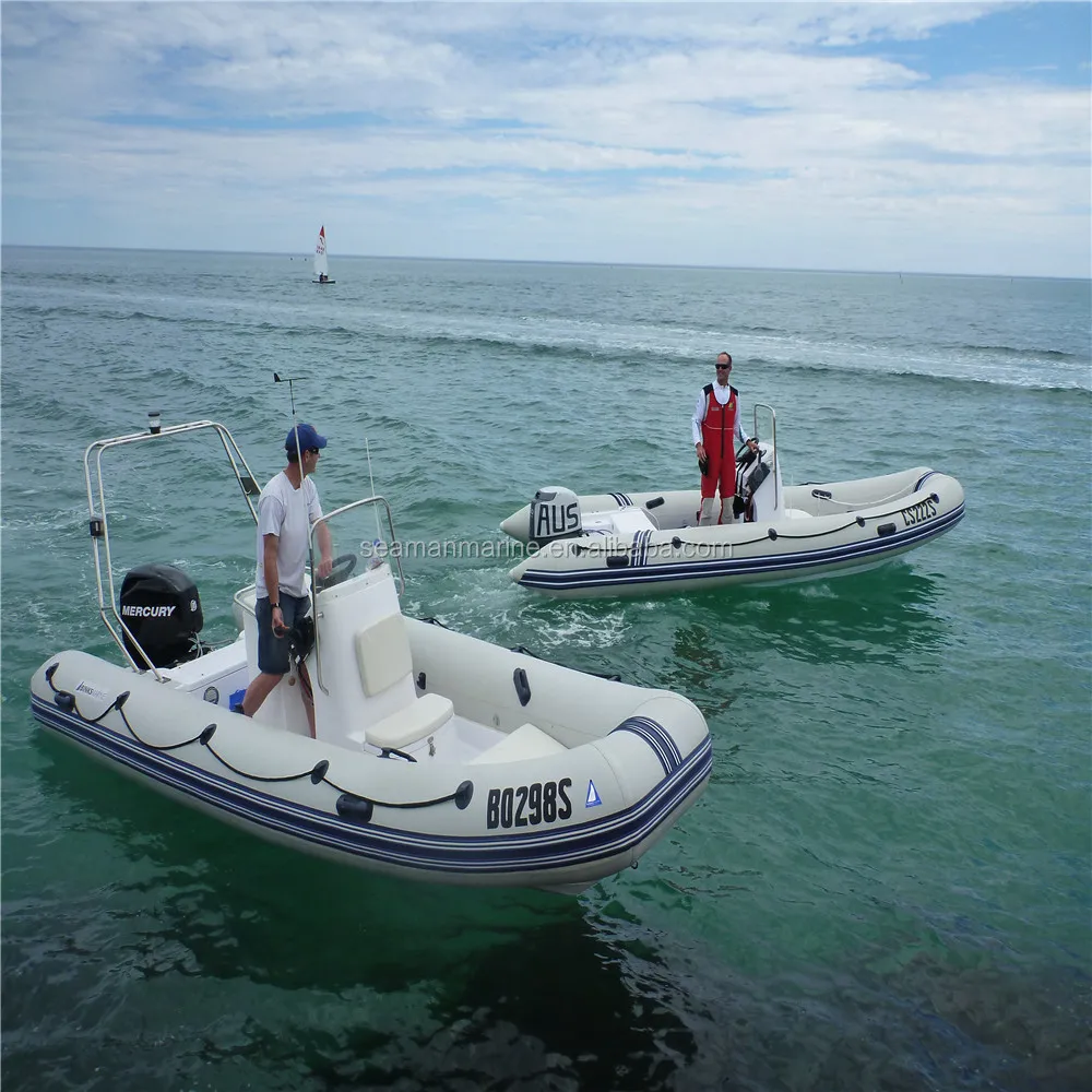 Сделано в Китае надувная рыболовная лодка RIB 540 с подвесным мотором для продажи