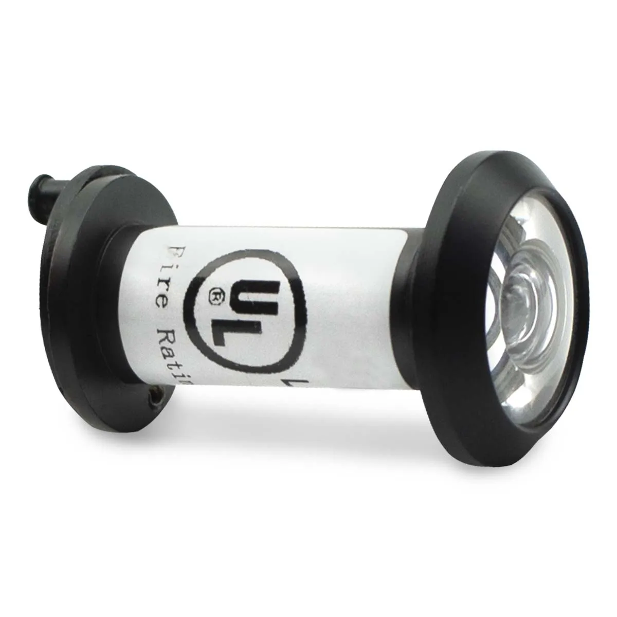 Черный дверной глазок Baolai, дверной глазок, противопожарный, UL, 200 градусов, диаметр 9/16 дюйма (14 мм)