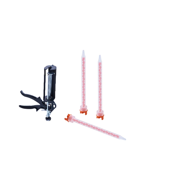 KONGDER 250&490ml 10:1 Manual adhesive glue gun tip High-end Marble Stone glue gun static mixer