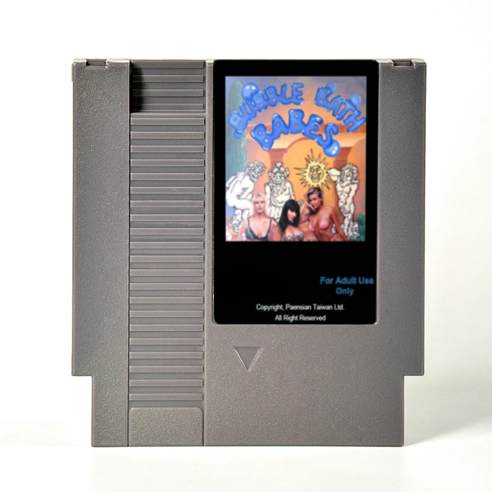 Top Quality PCB 72 Pins 8 Bit Bubble Bath Babes Game Cartridge For NES Game Console