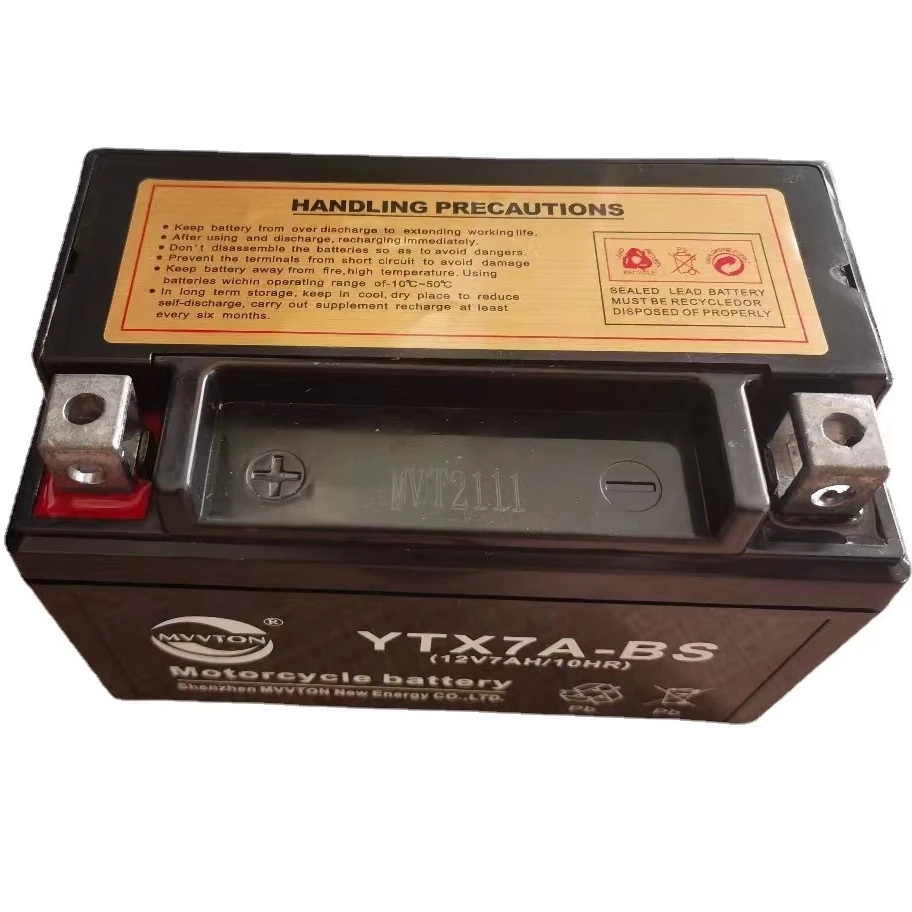 High Quality Lithium Ion  YTX7A-BS Battery 12v 7ah/10HR Lifepo4 Battery for Motorcycle Solar Controller Toy Car