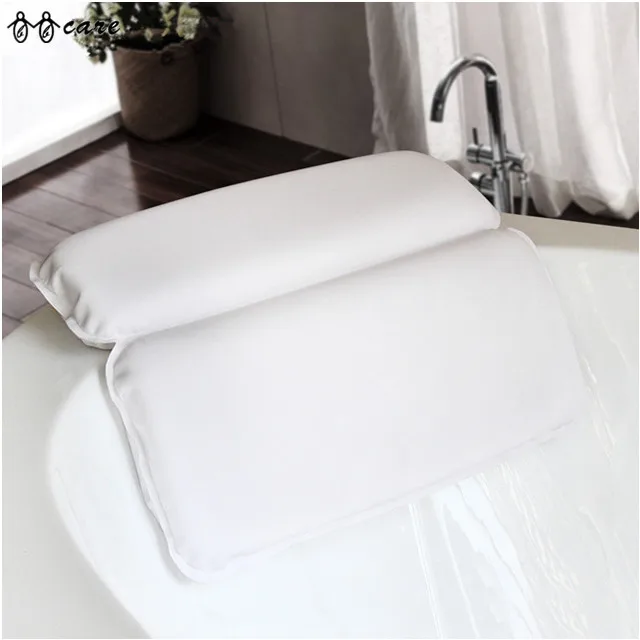 BBCare Spa Bath Pillow, Luxury 2 Panel Design Bathtub Pillows for Shoulder and Neck Support with 7 Suction Cups