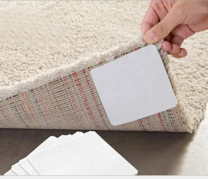 
reusable washable adhesive pad for carper, Non-woven PVC rug gripper 