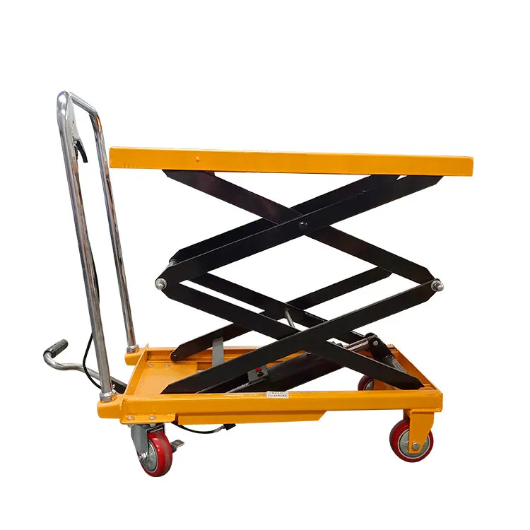 wholesale hand lift tables machine truck 0.3t 0.5t 0.8t 1t manual hydraulic lift 1m 1.5m work platform