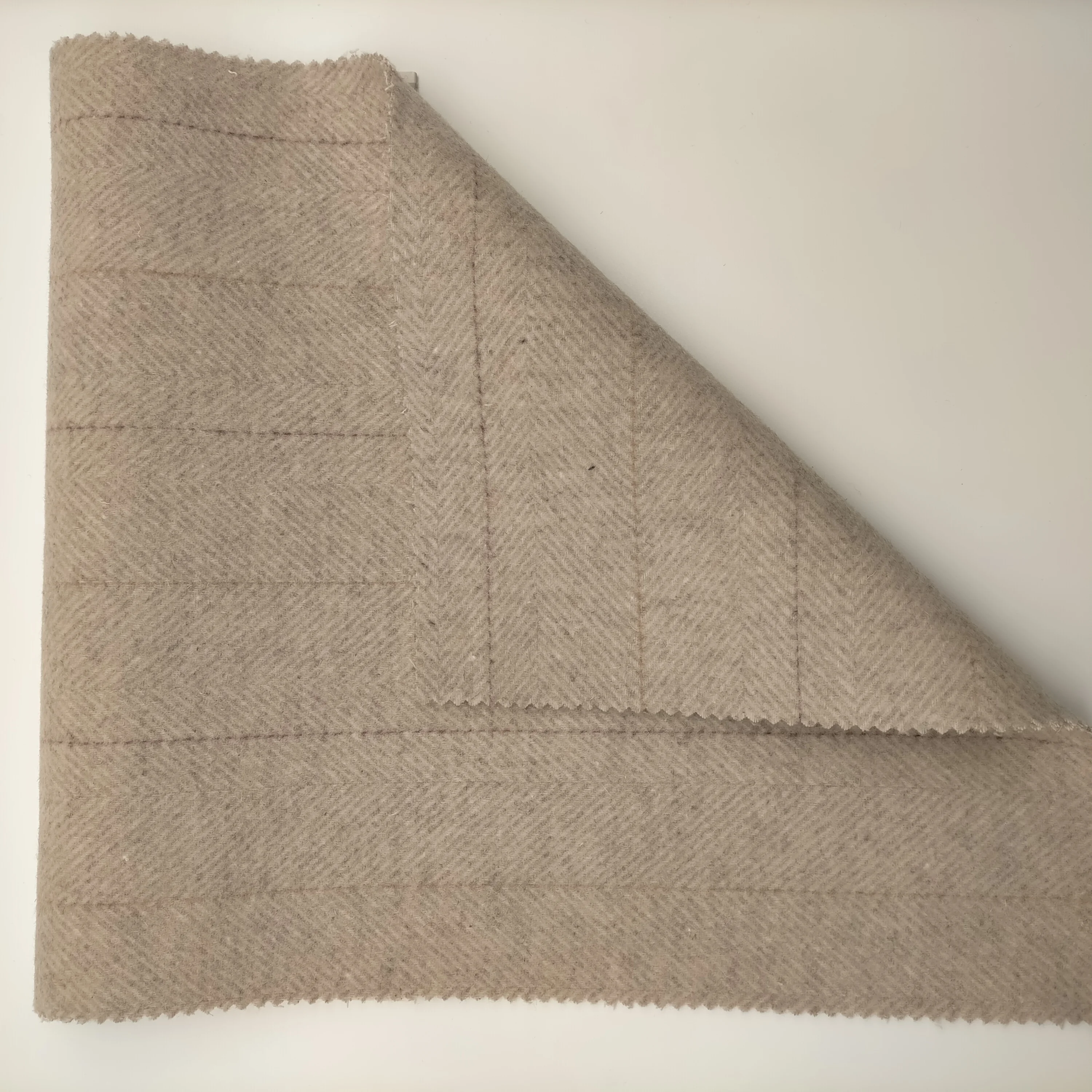 wool Double sided abaya fabric printed for Winter warm coat wool coat