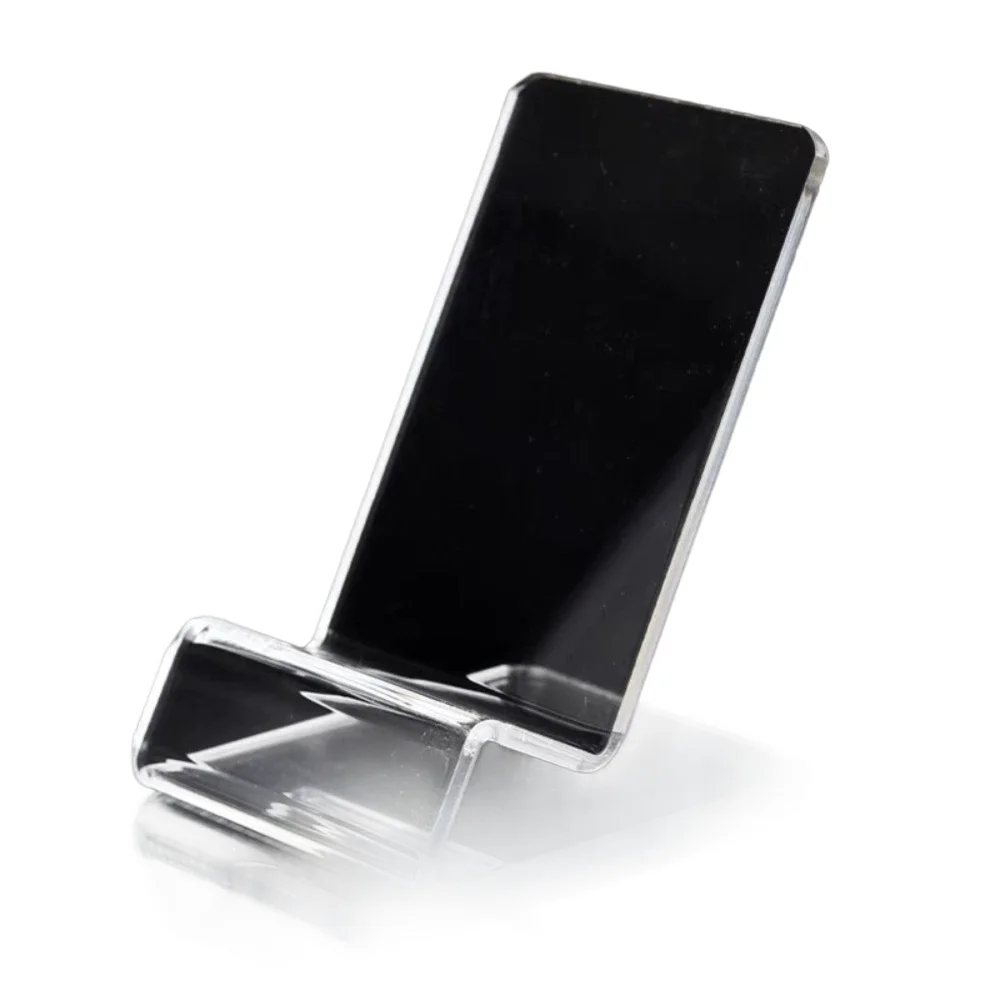 Factory Custom Clear PMMA Plexiglass Stand for Handphone Smartphone Clear Acrylic Cell Phone Holder Display Rack