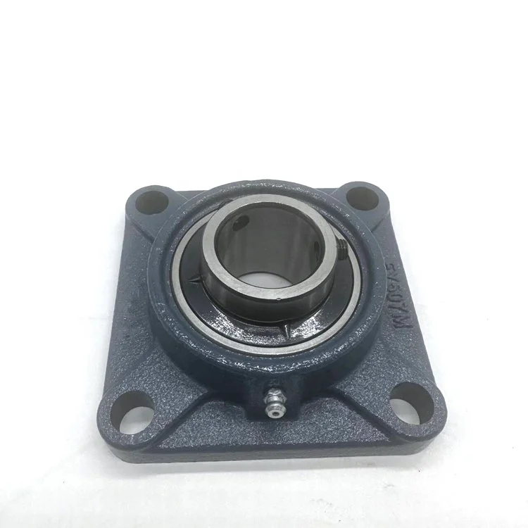 Square flange ball bearing FY 1.3/8 TF with set screw locking and cast iron housing FY 507 M