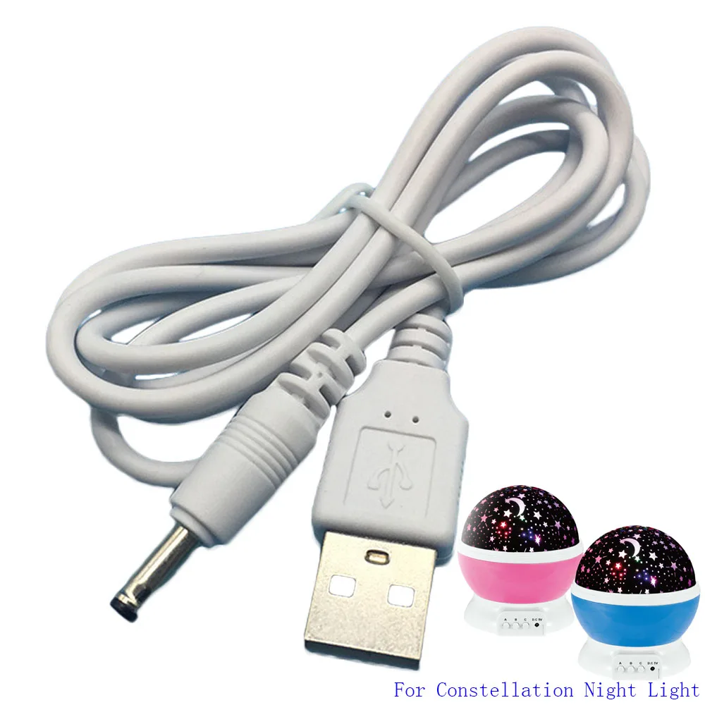 USB-кабель для зарядки созвездий ночник Детская лампа луна звезда небо проектор вращающийся