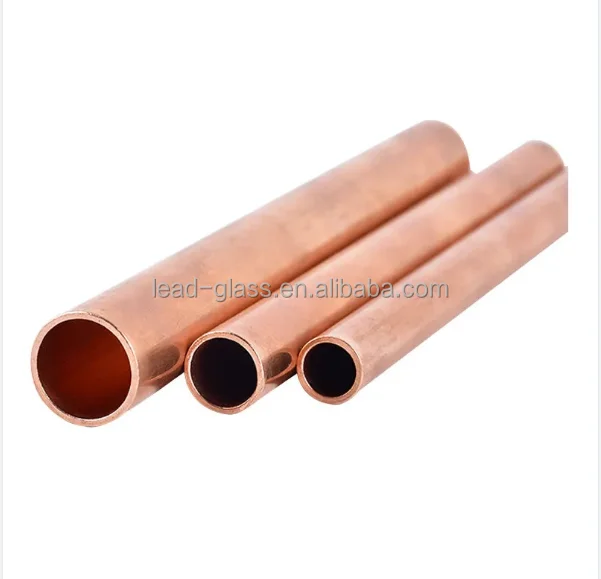 Pancake coil straight 22mm 15mm Copper bright seamless Tubing / Pipes