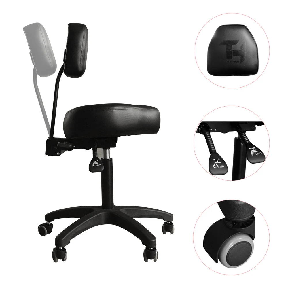 Factory price tattoo supply adjustable back chair ergonomic armrest chair