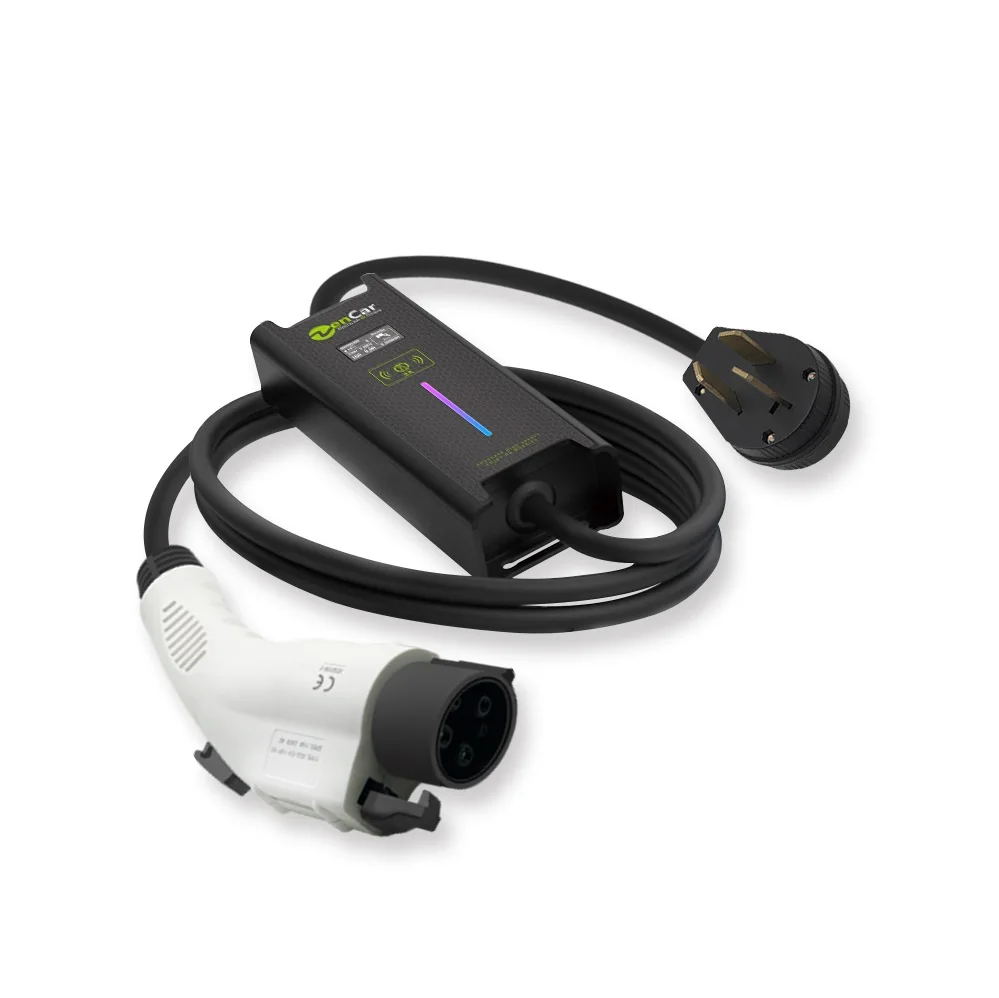 J1772 level 2 charging station home EV charger portable 240v 32A evse with 10-50 plug