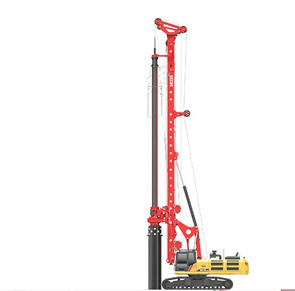 Drilling machine for poles