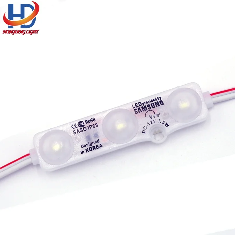 DC12V SMD 5730 2835 3 led 1.5W IP68 68mm*18mm Ready to Ship waterproof LED light module for advertisement sign channel letters