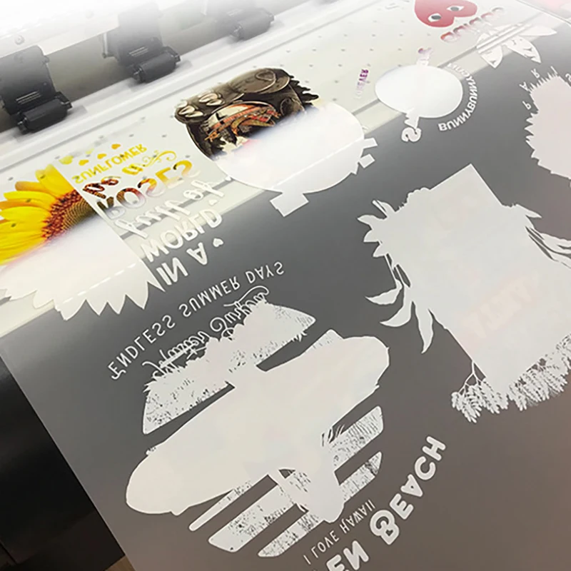 DTF printing film heat T-shirt transfer PET film for powder shaking machine printing 60*100/ 30*100 A3 film