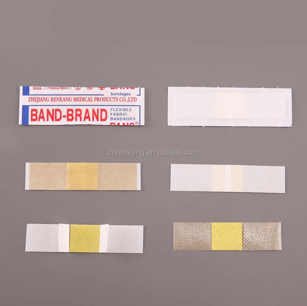 Economical Bandage Flat box Adhesive bandage Nonwoven band-aid Customized First Aid Bandaid