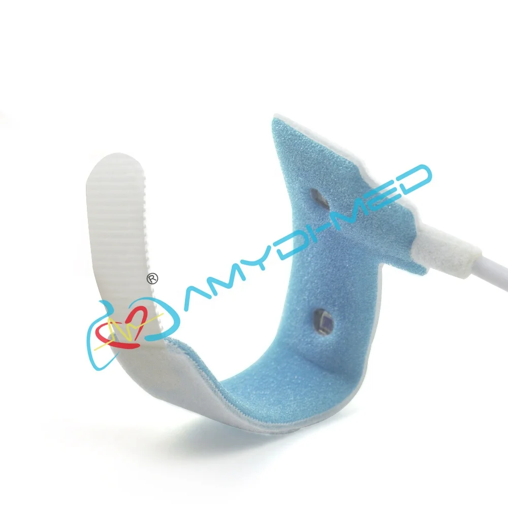 For GE-TruSingnal Disposable SpO2 Sensor 0.9m White Cable Ohmeda Small DB9-9P Adult Neonate Sponge Spo2 Probe