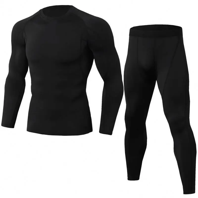 
Quick Dry Breathable Compression Running Rash Set Men Gym Wear 
