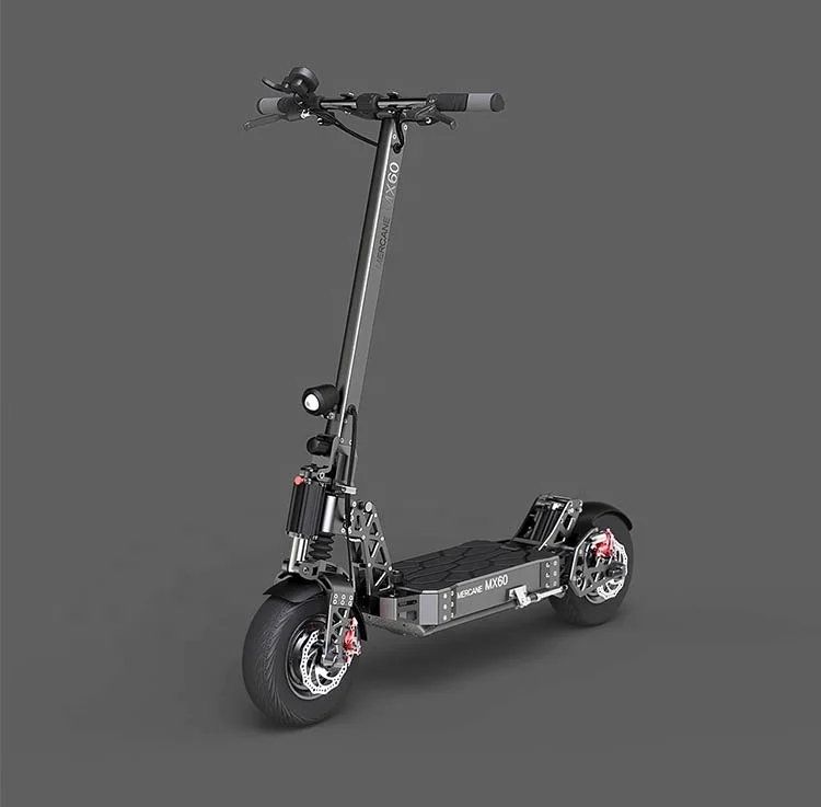 Mercane Mx60 2400w 60v 10/20ah 11 Inch Tubular Tires Removable High Capacity Battery Double Acting Dual Disc Brake Scooter