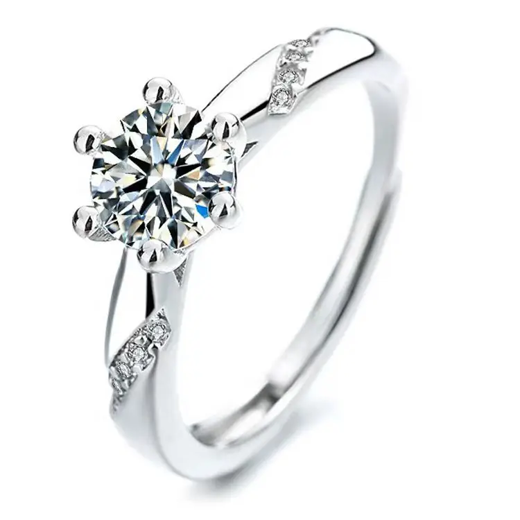 Weeding Ring Gold Wedding Sets Woman Open Pearls Mini Cooper Crossover Spares Rings 925 Silver Heart Shape