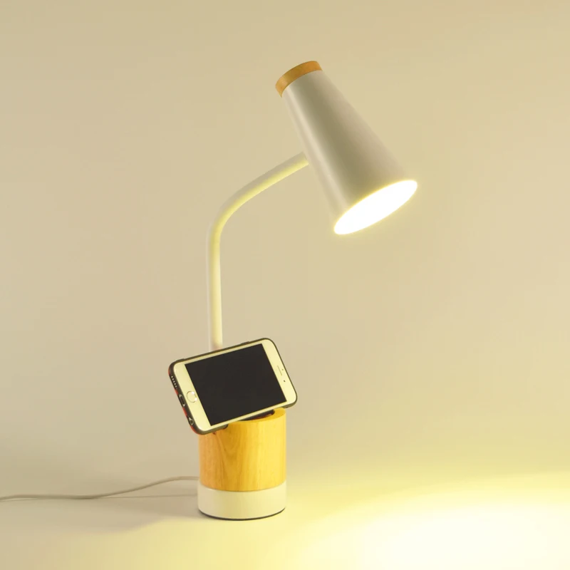 Guangdong Newstyle wooden smart LED desk lamp for student functional reading lamp