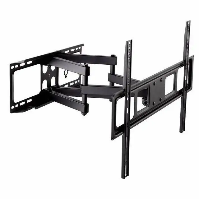 Manufacturer Supply High Quality Adjustable Steel Black Tv Wall Mount Bracket Universal wall mount tv bracket