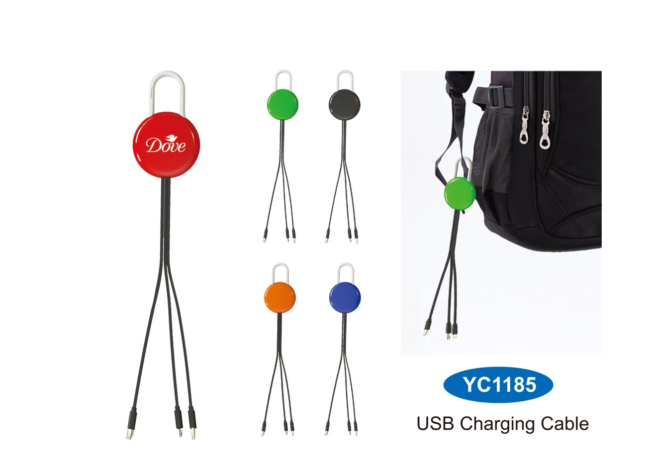  Usb многозарядный кабель зарядный 3 в 1 со светодиодной подсветкой