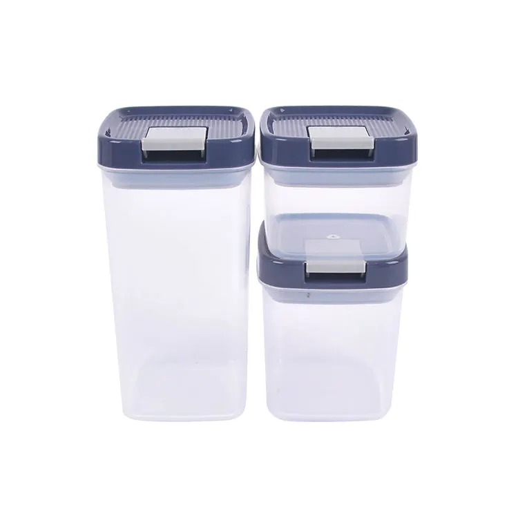 New Type Pp Plastic Jars Food Grade Kitchen Use Small Preserving Jars Clear Sealed Food Jars For Kitchen