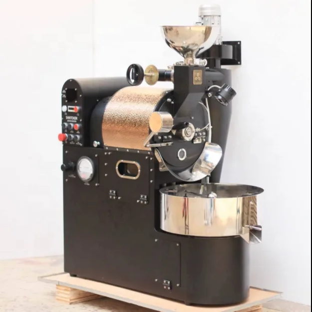 Новое обновление 2023 Wintop Santoker R3 3 кг жаровня для кофе с двухслойным барабаном из углеродистой стали Лидер