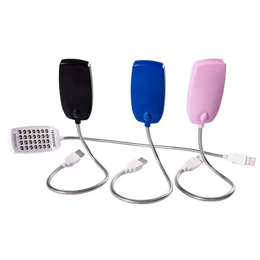 28leds USB Reading Book led light bulbs Flexible luminaria de mesa Book Light Reading Lamp For Power Bank Computer Notebook