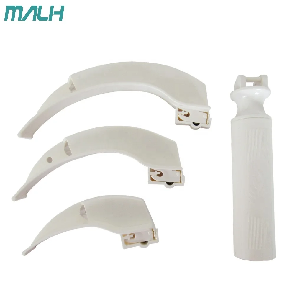 Laryngoscope Blade LED Miller Macintosh Laryngoscope Set 0# 1# 2# 3#
