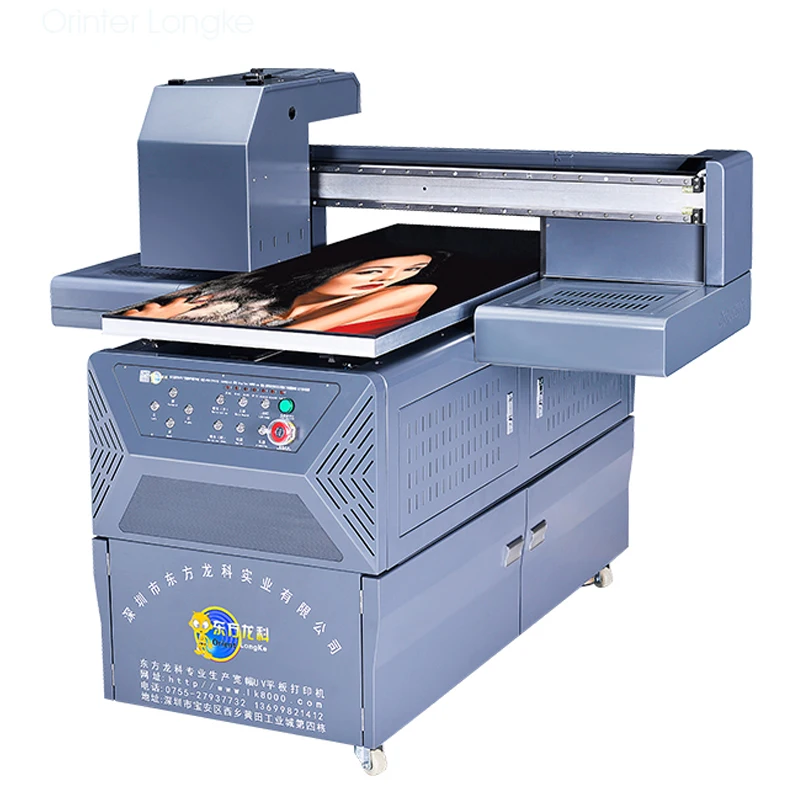 Small size eco solvent ink pvc id card digital printing machine plastic inkjet uv flatbed printer