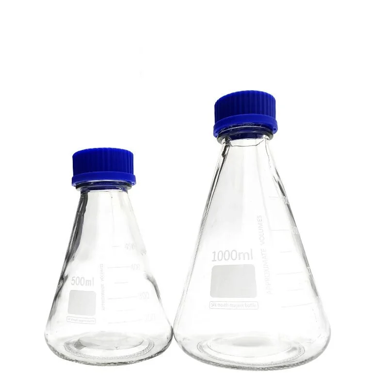 Customized Sizes Erlenmeyer Flask High Boro 3.3 25ml/50ml/100ml/250ml Conical Flask 250ml