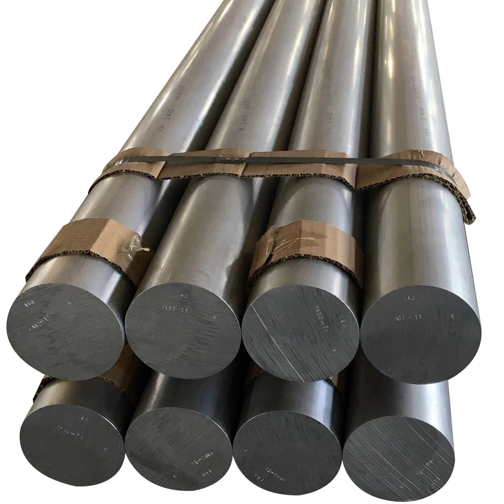 6063 6082 6061 6068 Aluminum Alloy Bar Custom Size Aluminum Billet Bars Round Solid Aluminum Rod