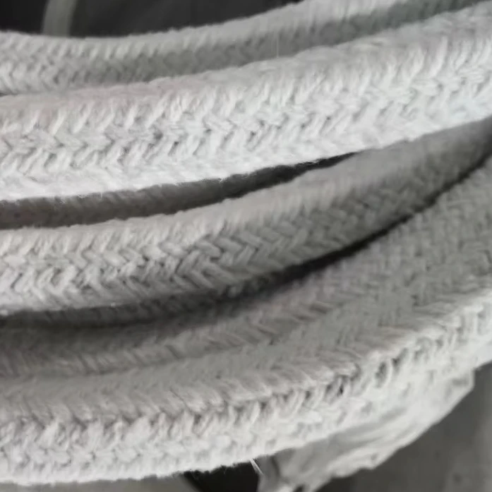 High Temperature Braided Ceramic Fiber Packing Rope for Gland Sealing