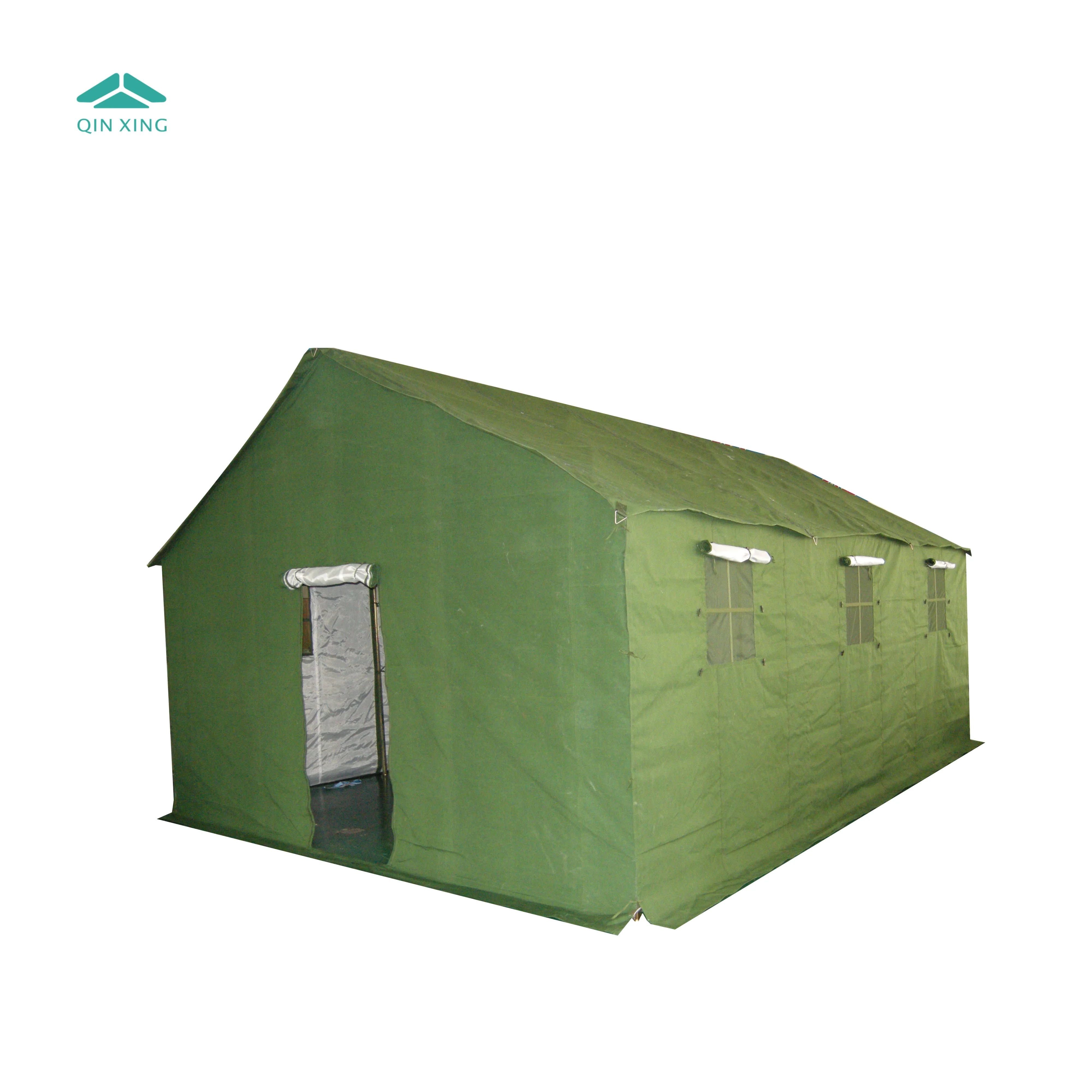 Outdoor 100% Polyethylene 4*6 family relief tent for 5 persons