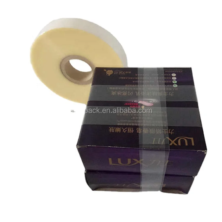 120 micron clear plastic film hot melt 20mm opp tape for banding banknote strapping machine