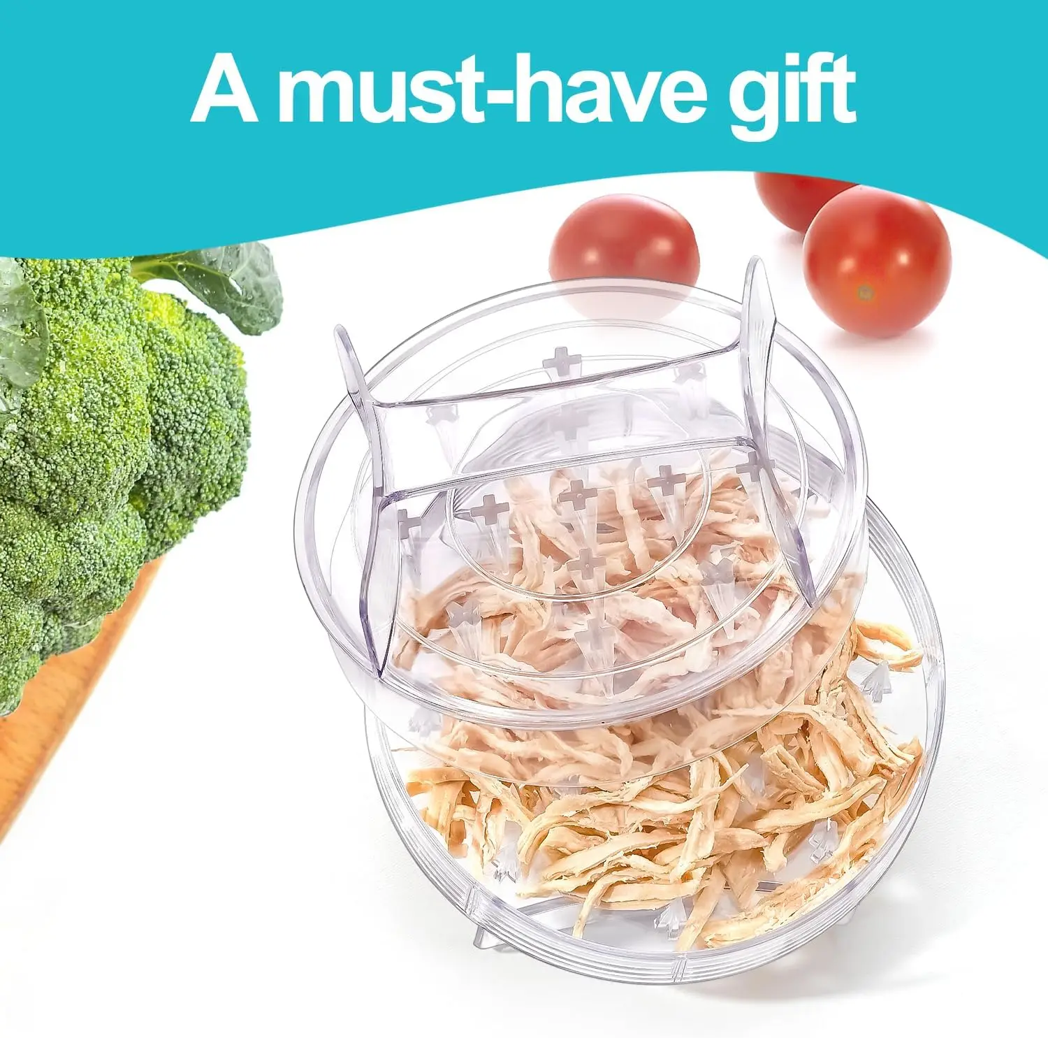 New Arrivals Transparent Chicken Meat Shredder  tool  Twist suitable for grinding beef pulling pork and chicken mincing  mince